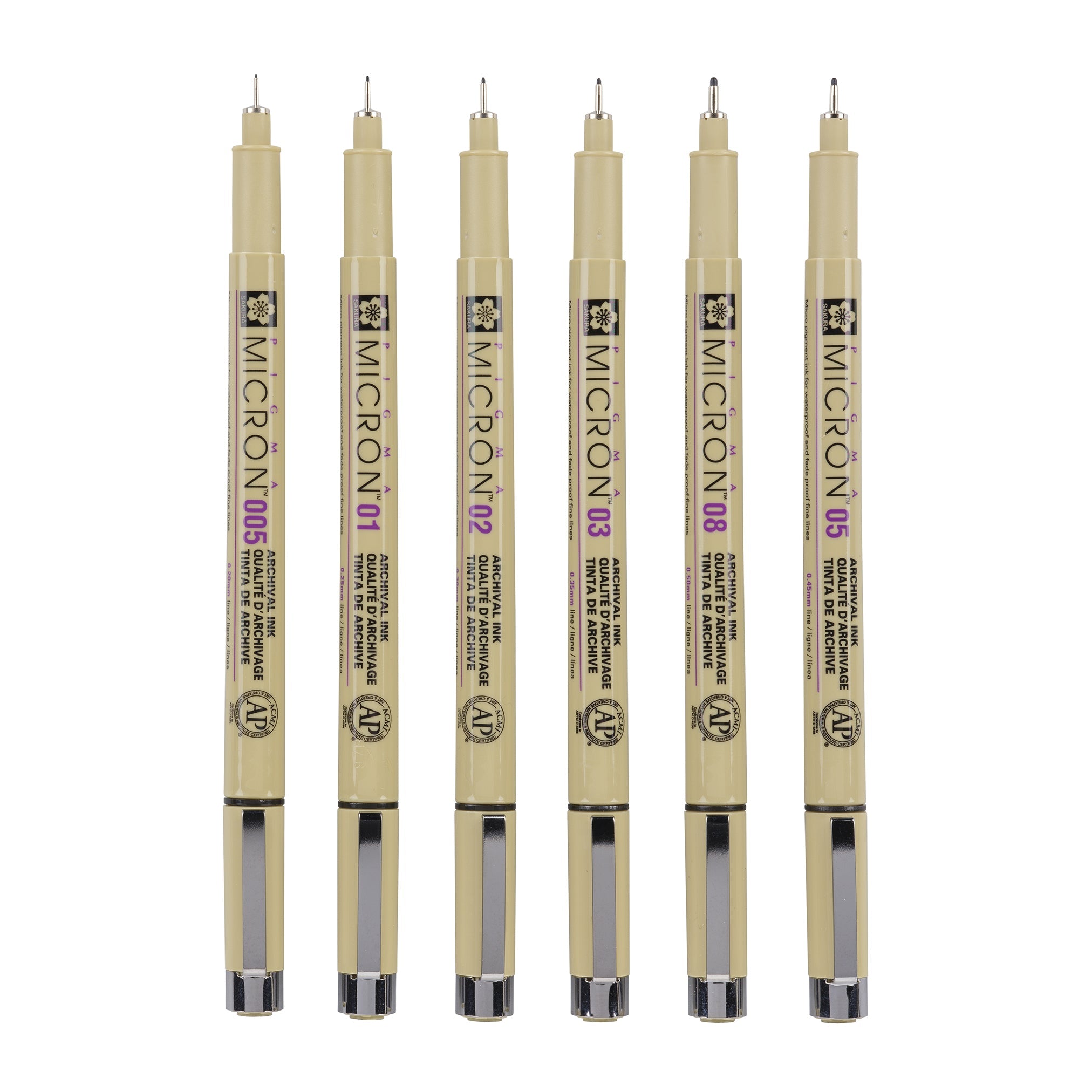 Pigma Micron - Coffret de feutres fins Archive