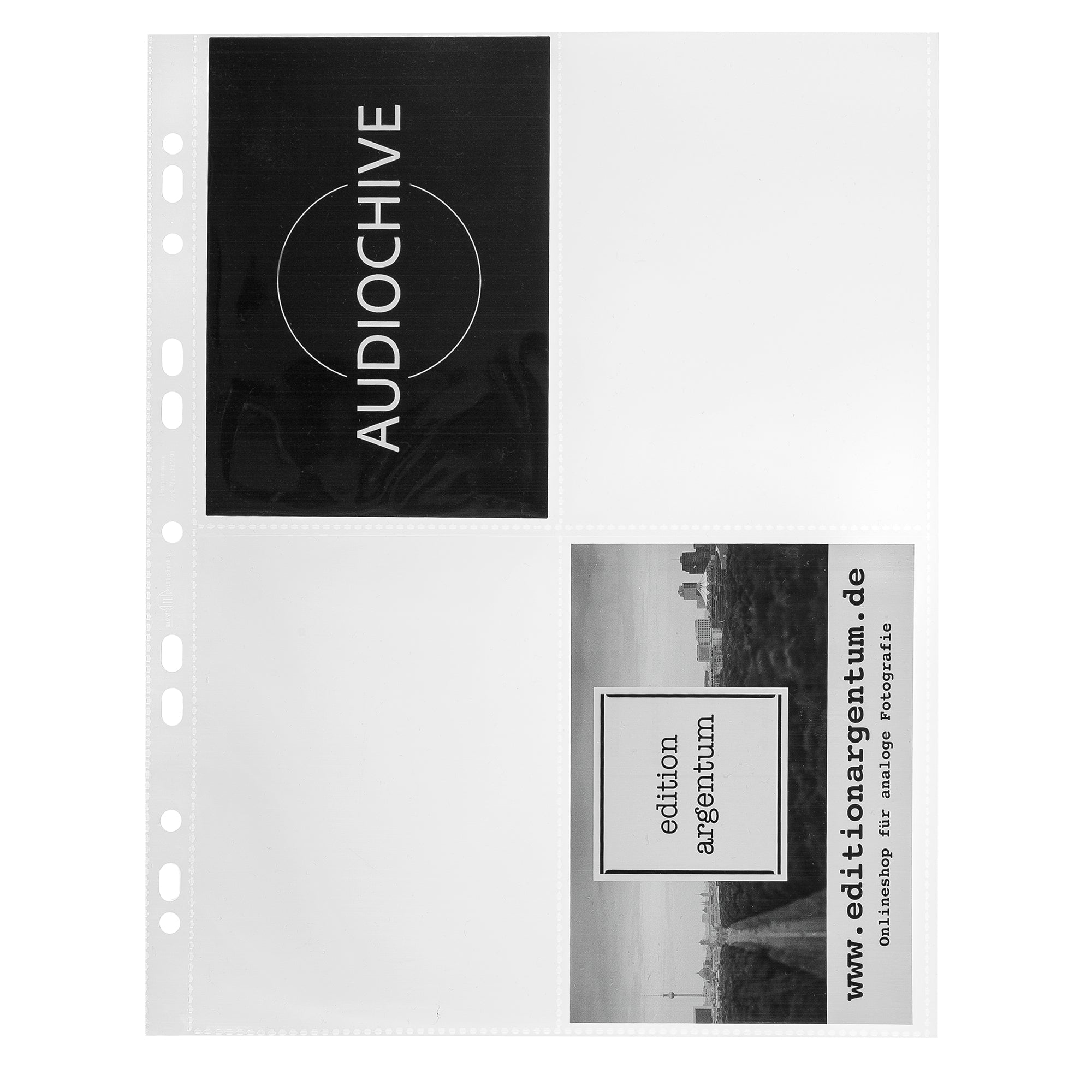PP folder sleeves Din A6 / 10x15cm (for filing)