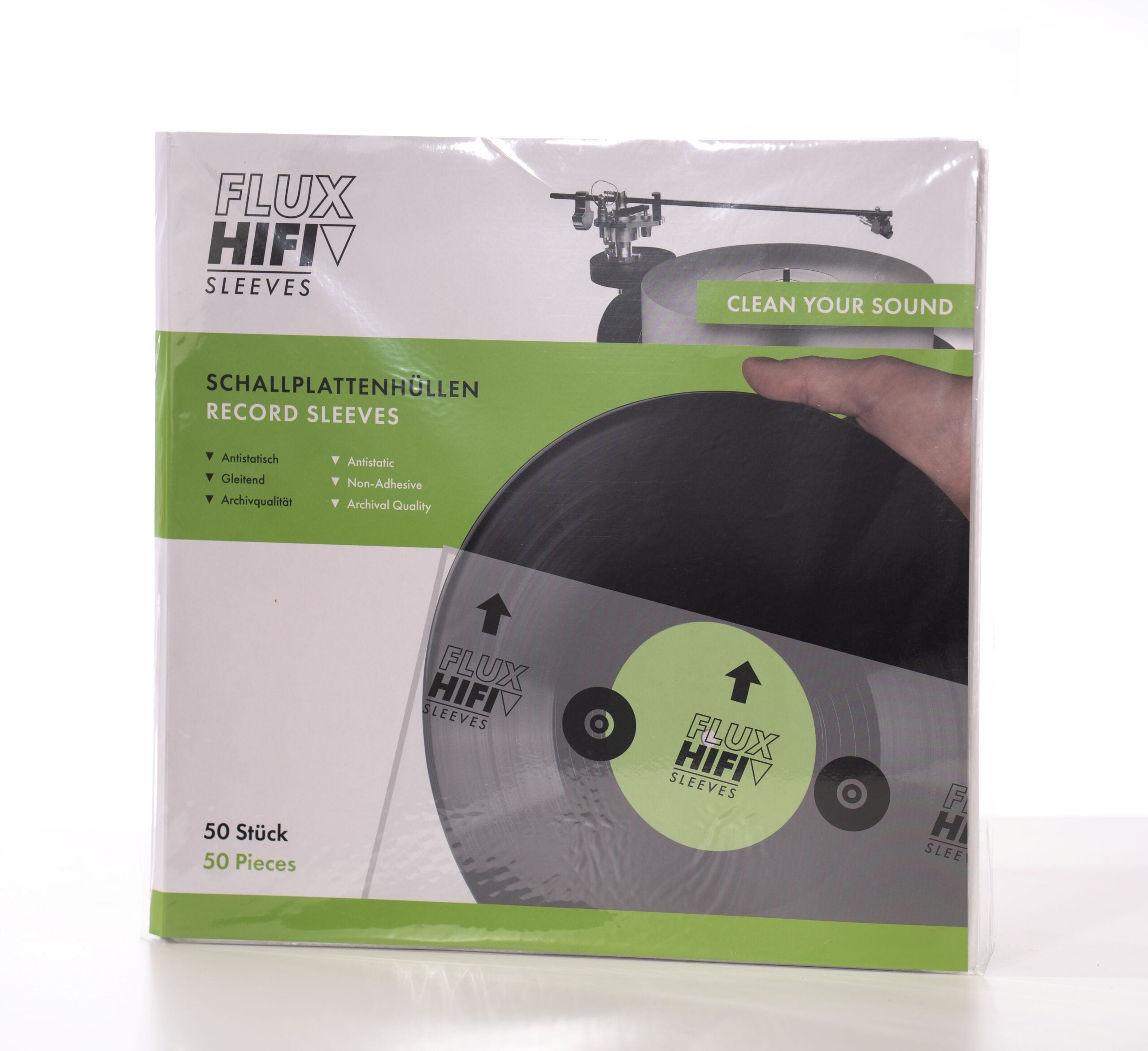 FLUX Sleeves Schallplatten Innenhüllen