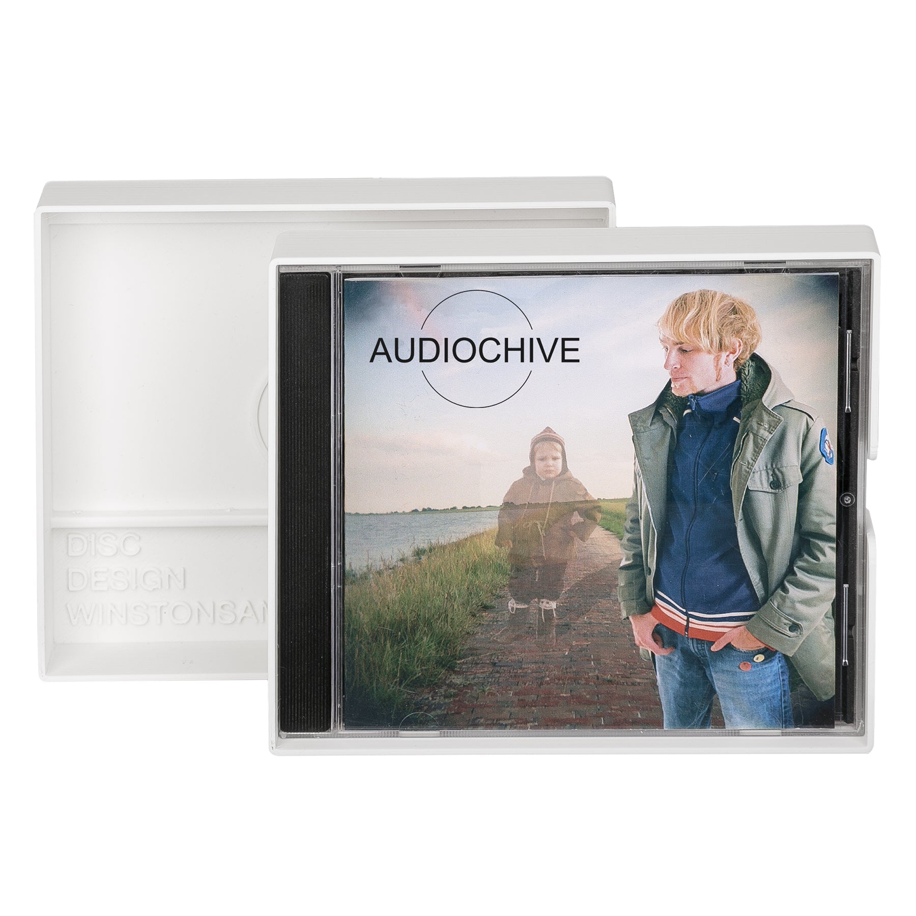 CD Wand Display Weiß (einzeln)