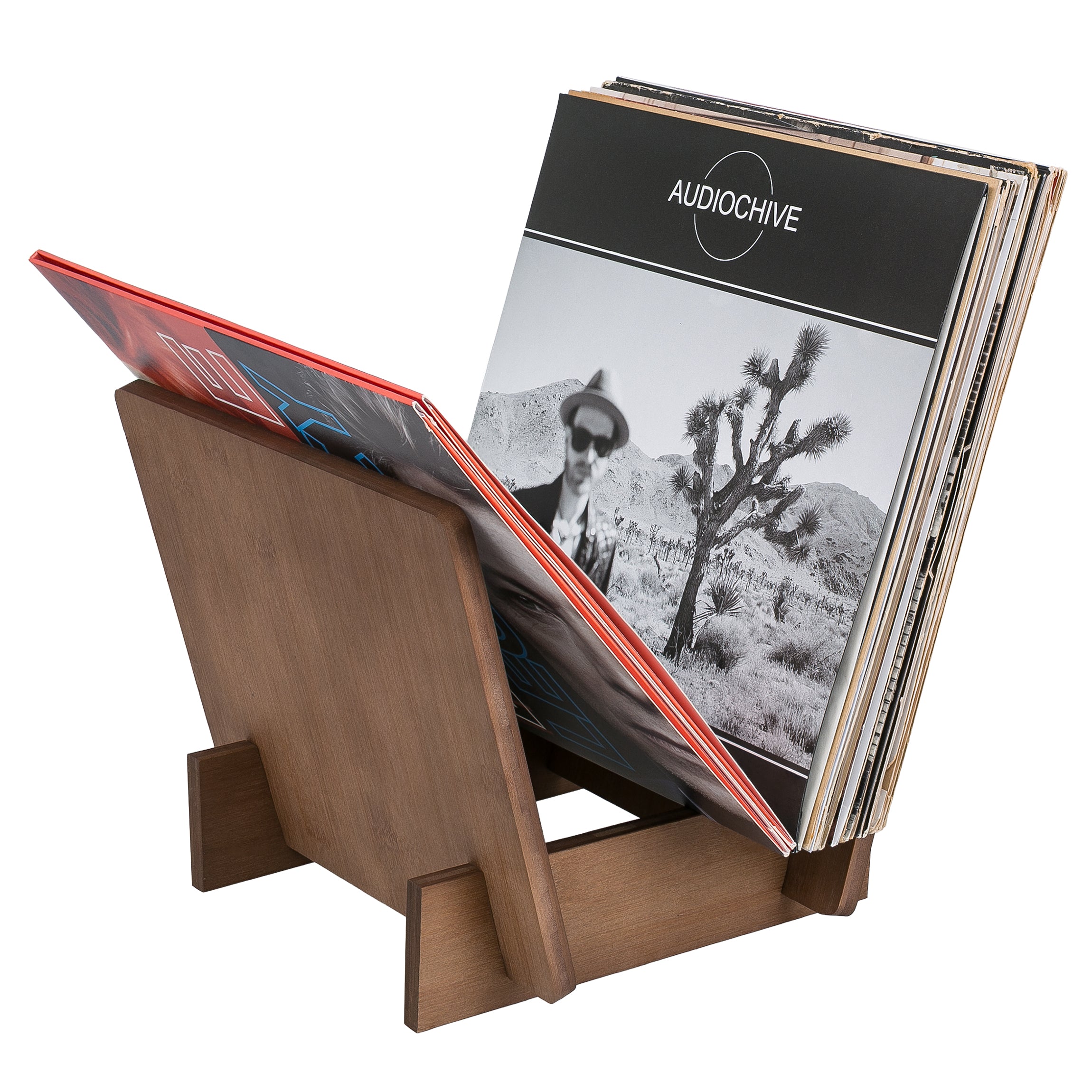 Dynavox wooden LP stand (dark brown)
