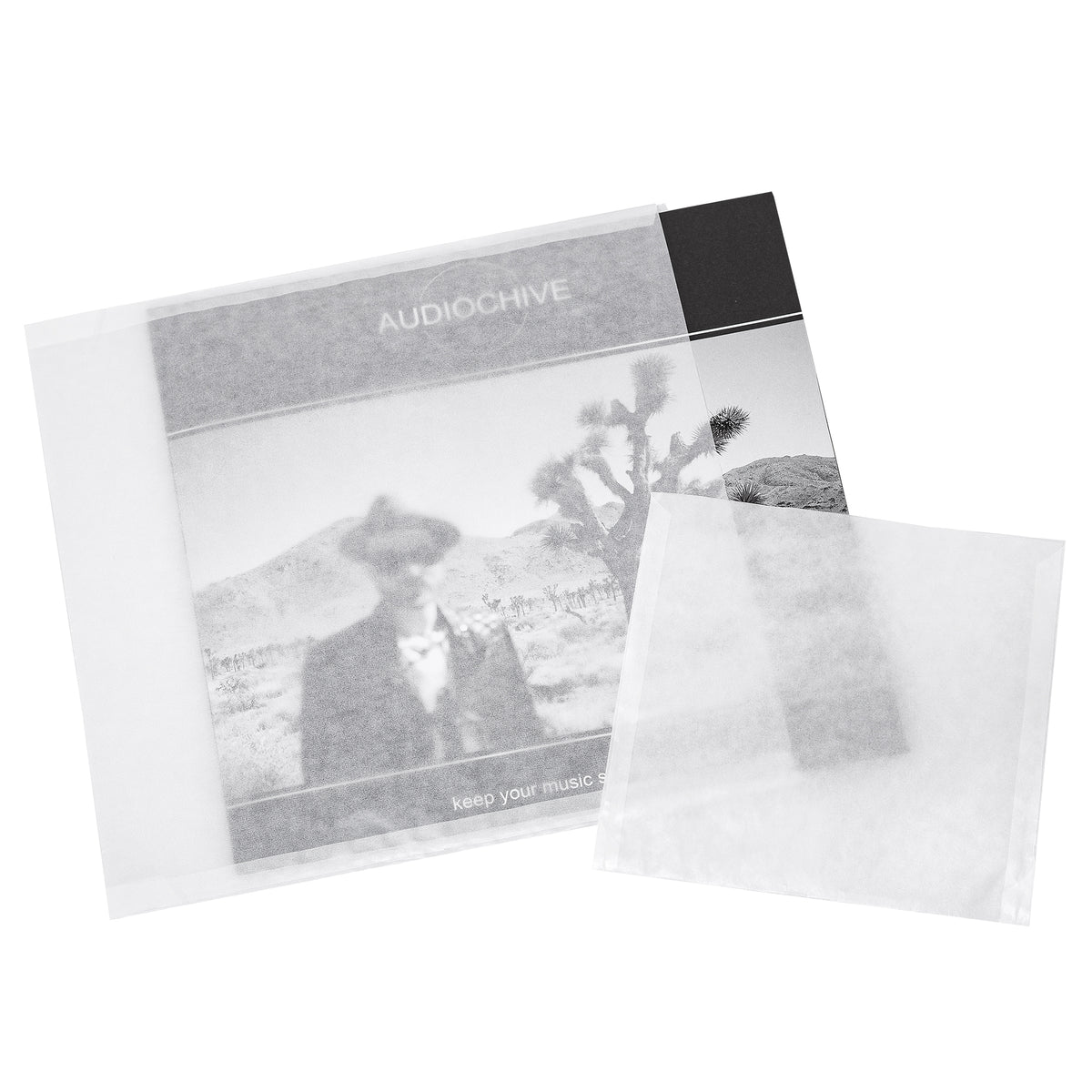 Glassine paper record sleeves (12" LP / 7" single)