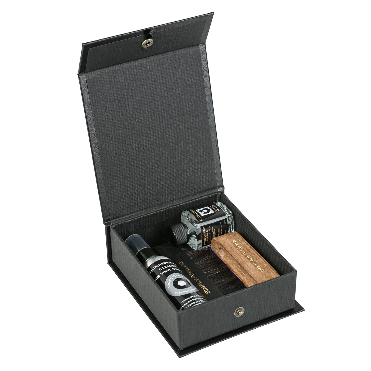 Simply Analog Deluxe Vinyl Record Cleaning Boxset (Schwarz)