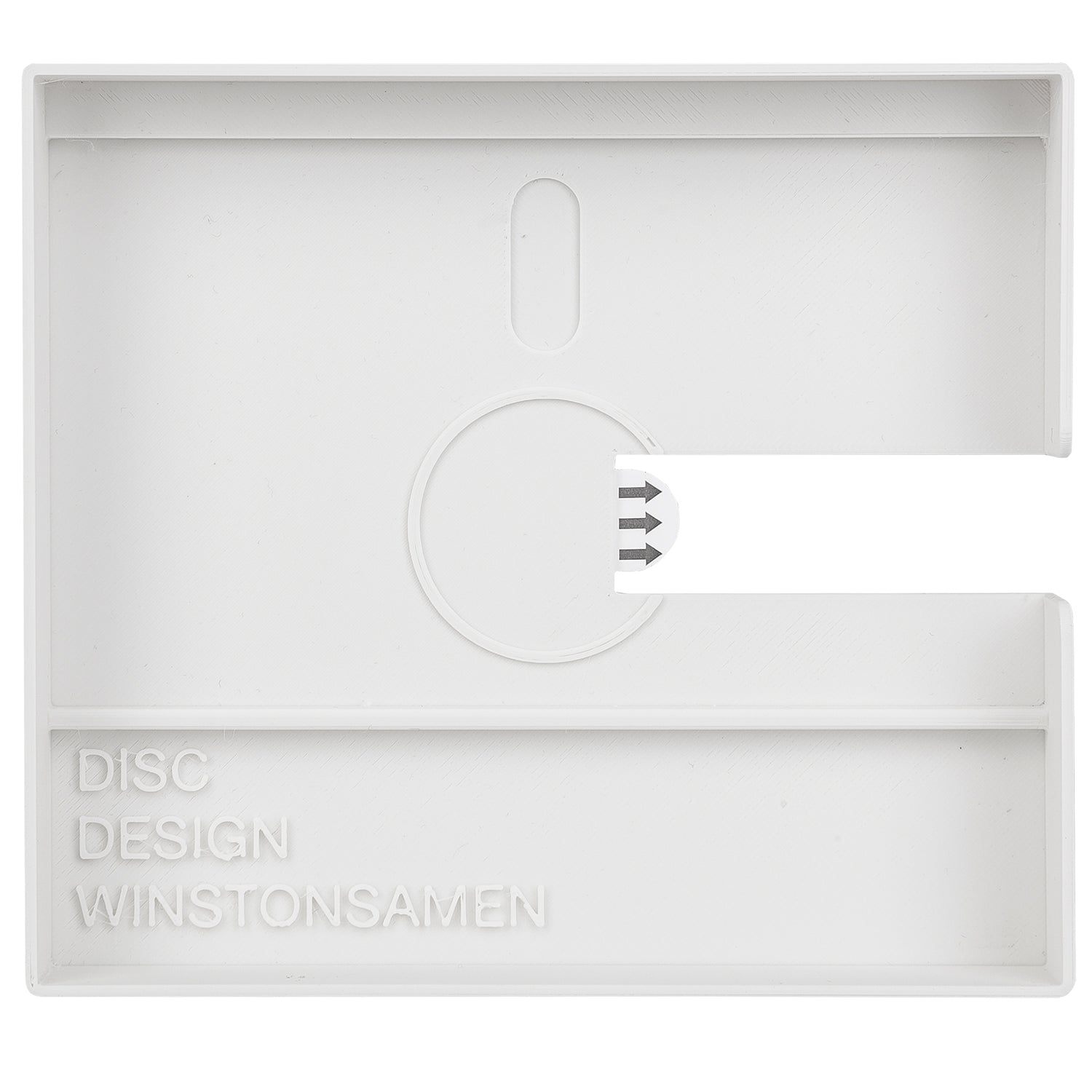 CD Wand Display Weiß (einzeln)