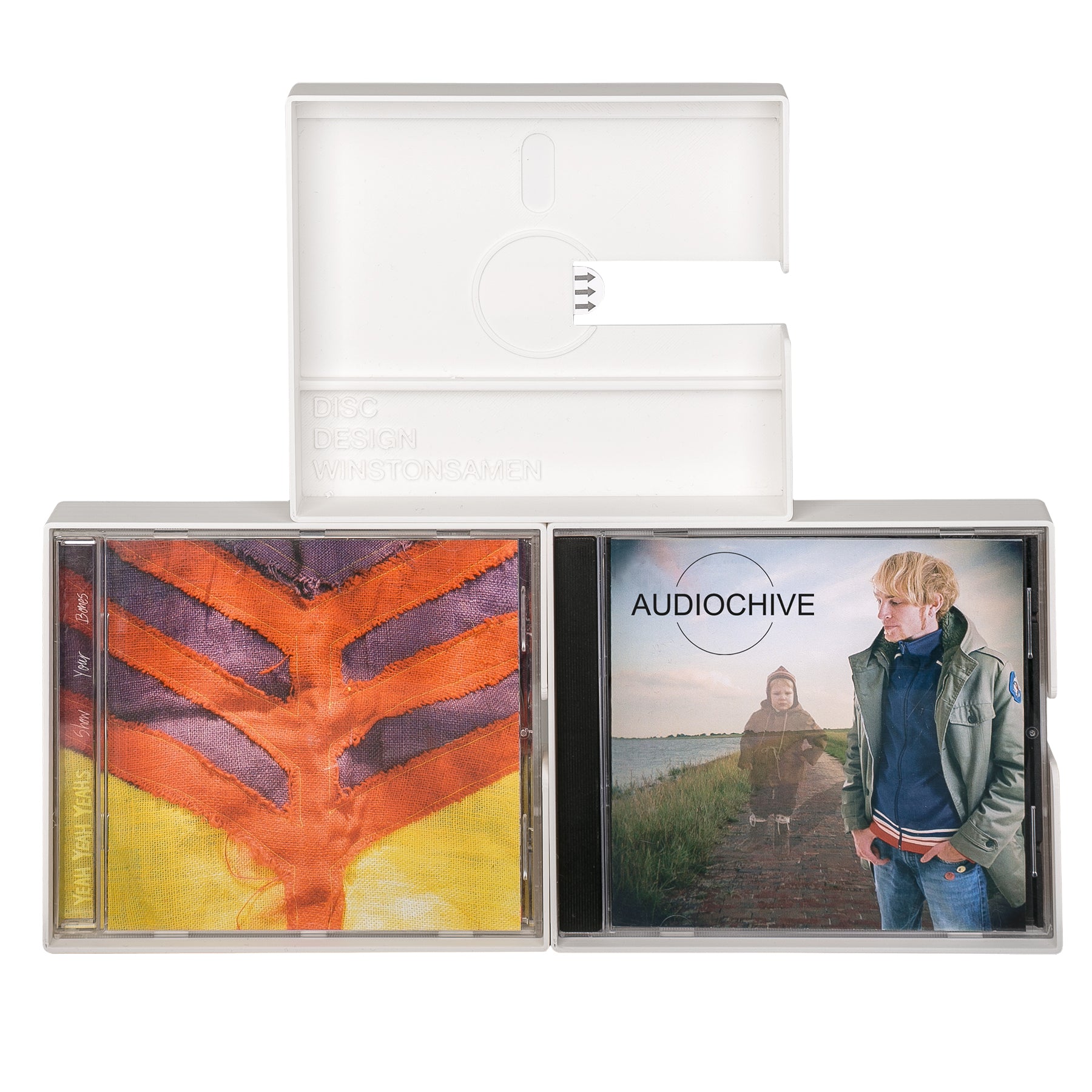 CD Wand Display Weiß (einzeln)