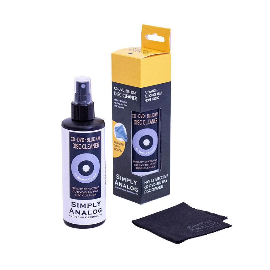 Simply Analog CD / DVD / Blu Ray Cleaner (200ml) mit Tuch
