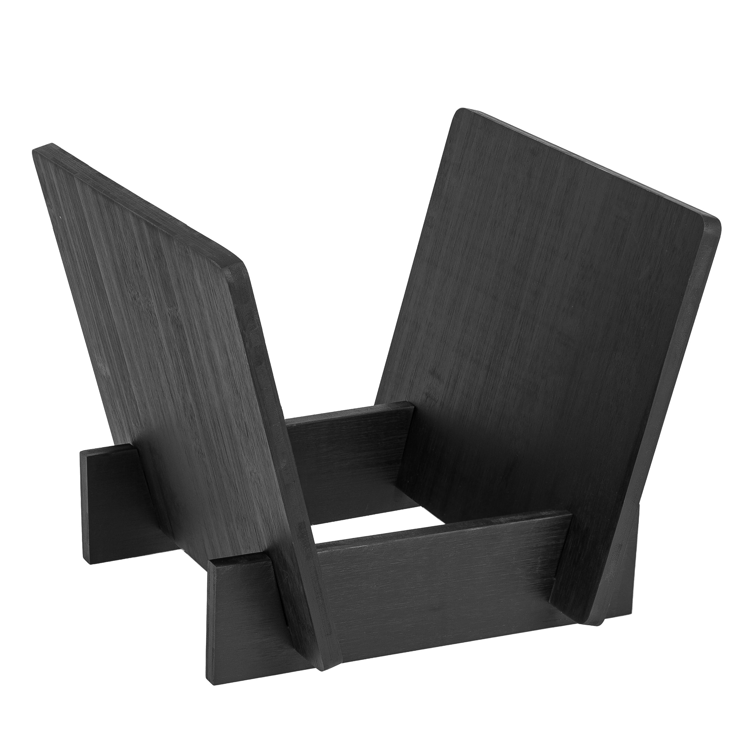 Dynavox LP-Ständer ST40 - Schallplatten Aufsteller (Bambus schwarz)
