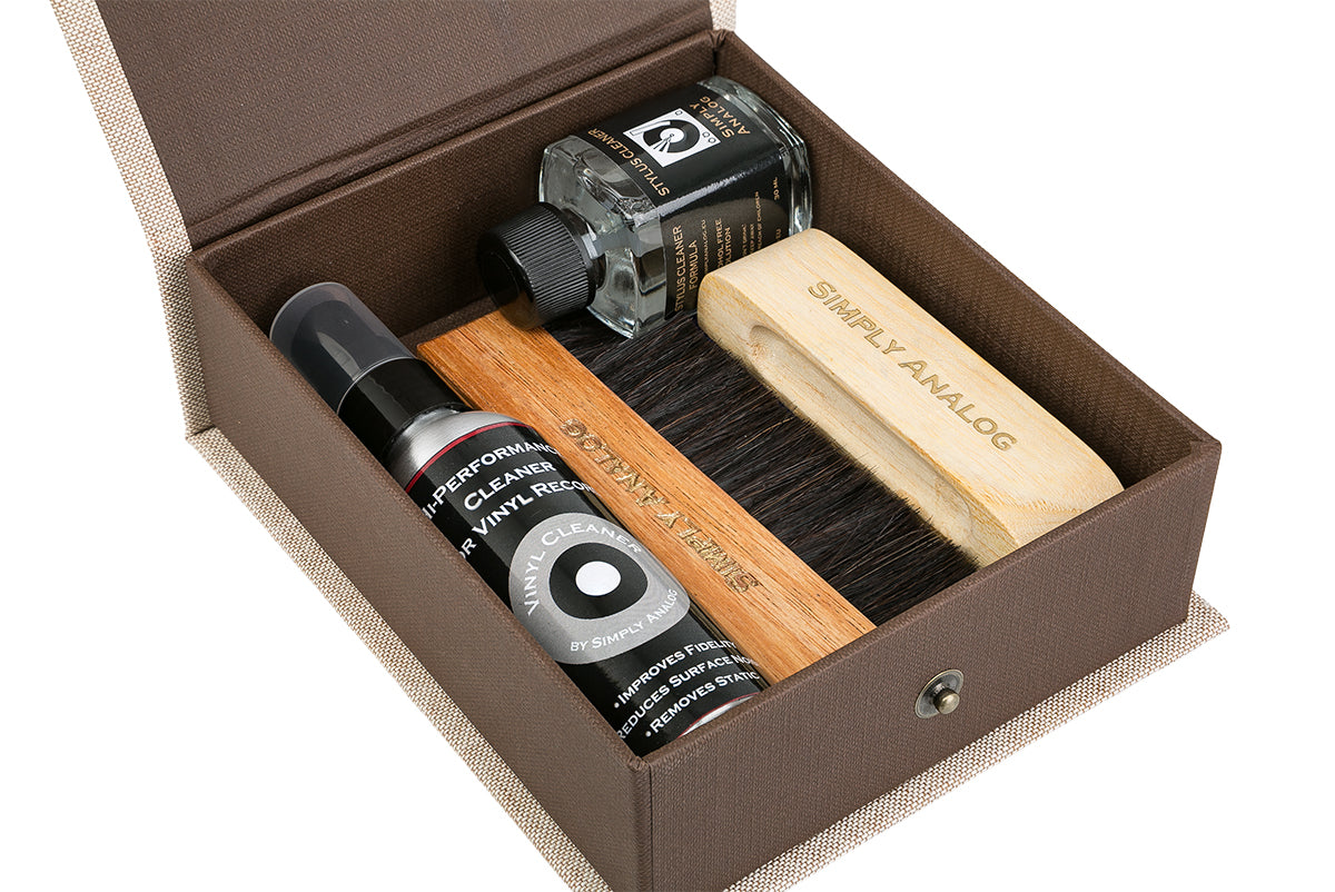 Simply Analog Deluxe Vinyl Record Cleaning Boxset (Leinen)
