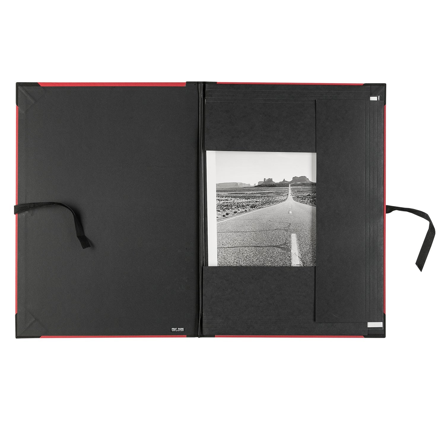 PRAT folder for music, pictures, drawings (red)
