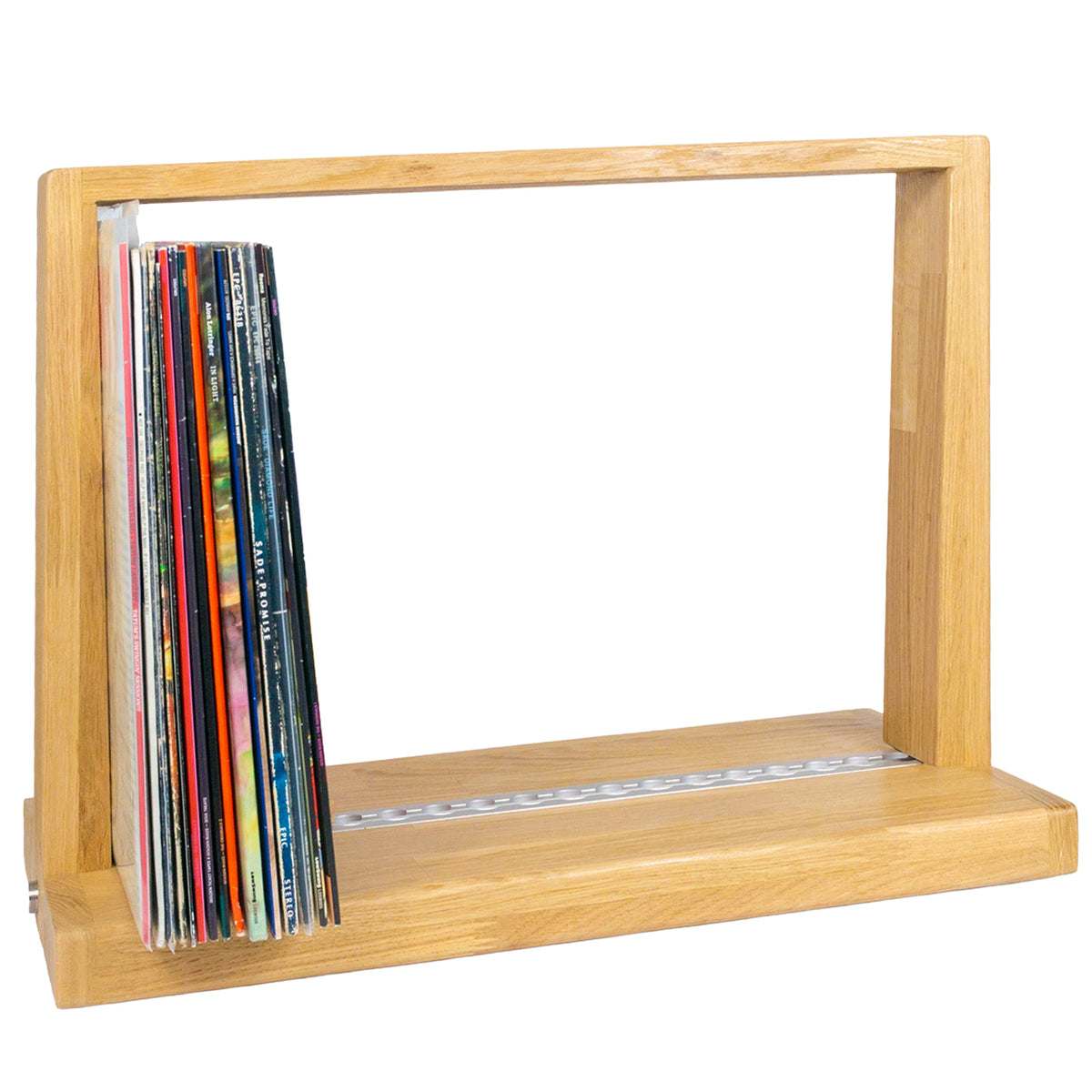 FRAME FLEX Vinyl Lock – Schallplattenregal aus massiver Eiche