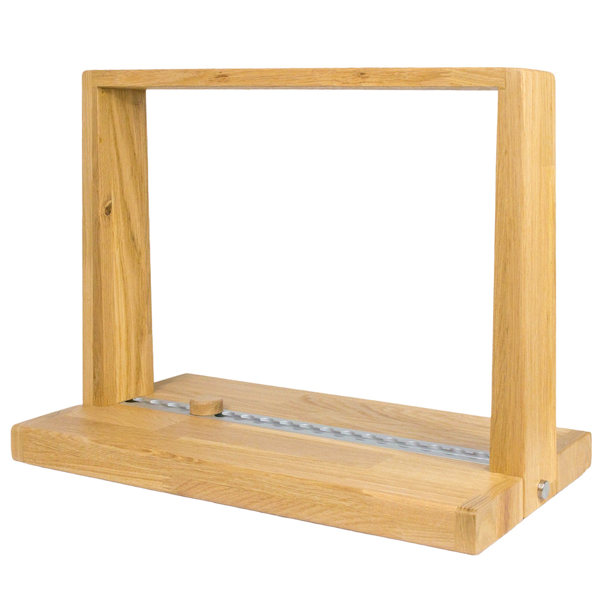 FRAME FLEX Vinyl Lock – Schallplattenregal aus massiver Eiche