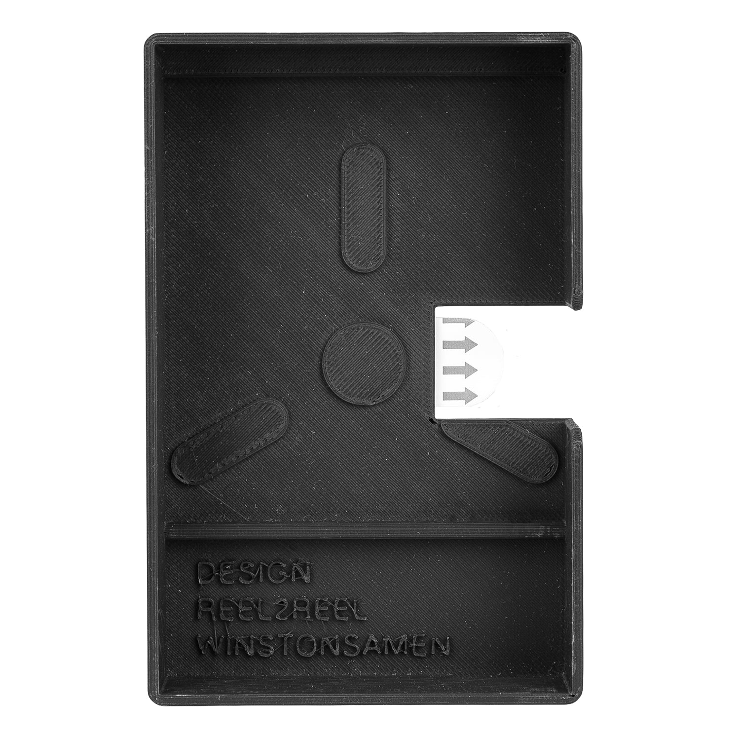 Kassetten Wand Display Schwarz