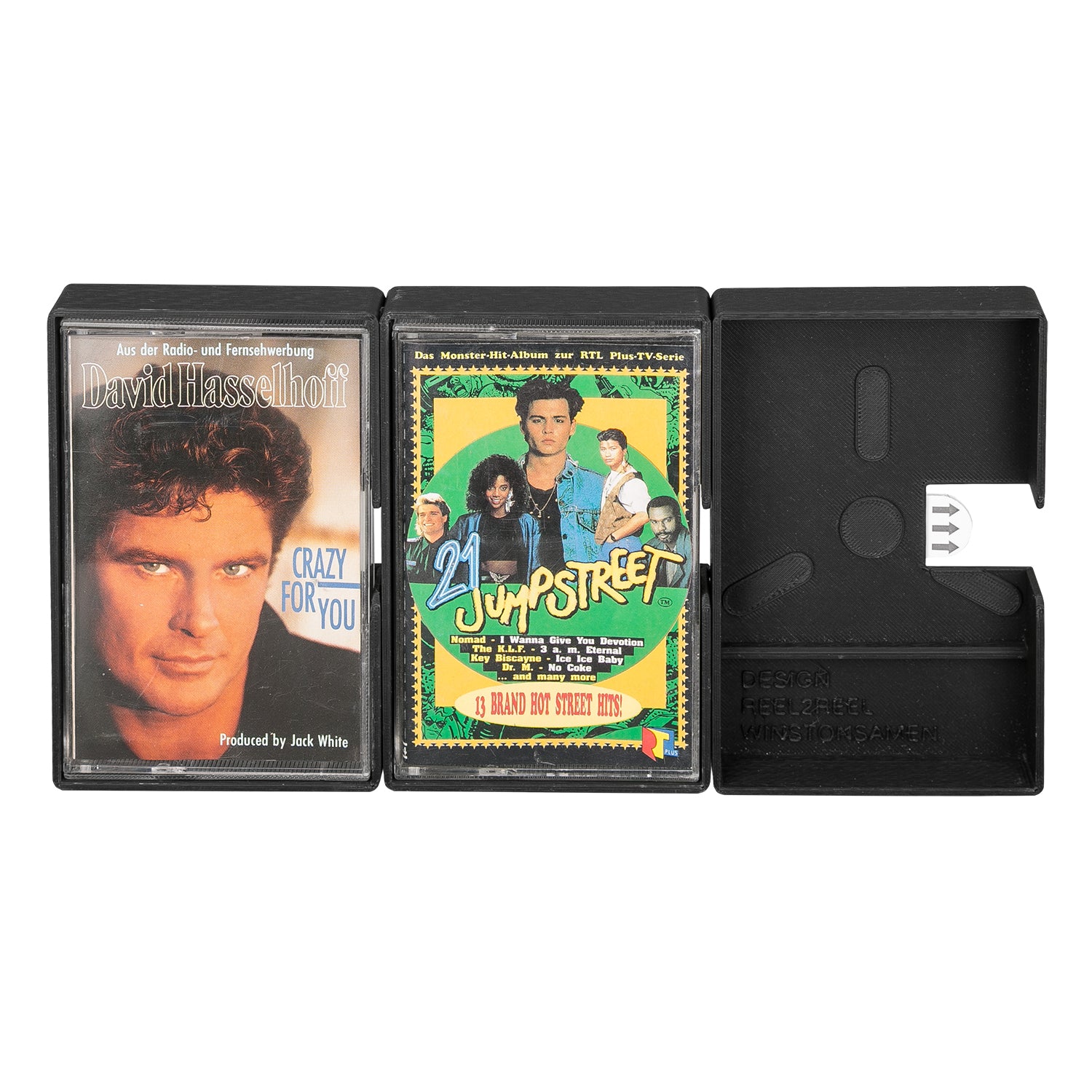 Kassetten Wand Display Schwarz