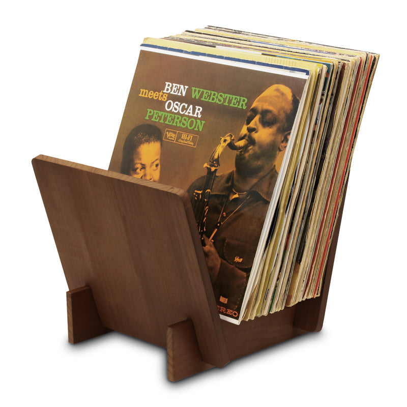Dynavox LP-Ständer aus Holz (dunkelbraun)